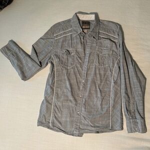 Men’s BKE Snap Down Long Sleeve Shirt